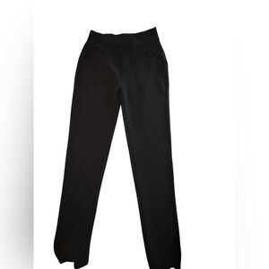 Indero Black Pull On Leggings Pants Stretch Waist Size S/M 26” Inseam